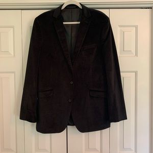 Kenneth Cole Velvet Suit Coat Sports Jacket 44L
